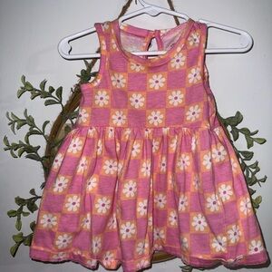GAP Pink and Orange Baby Dress